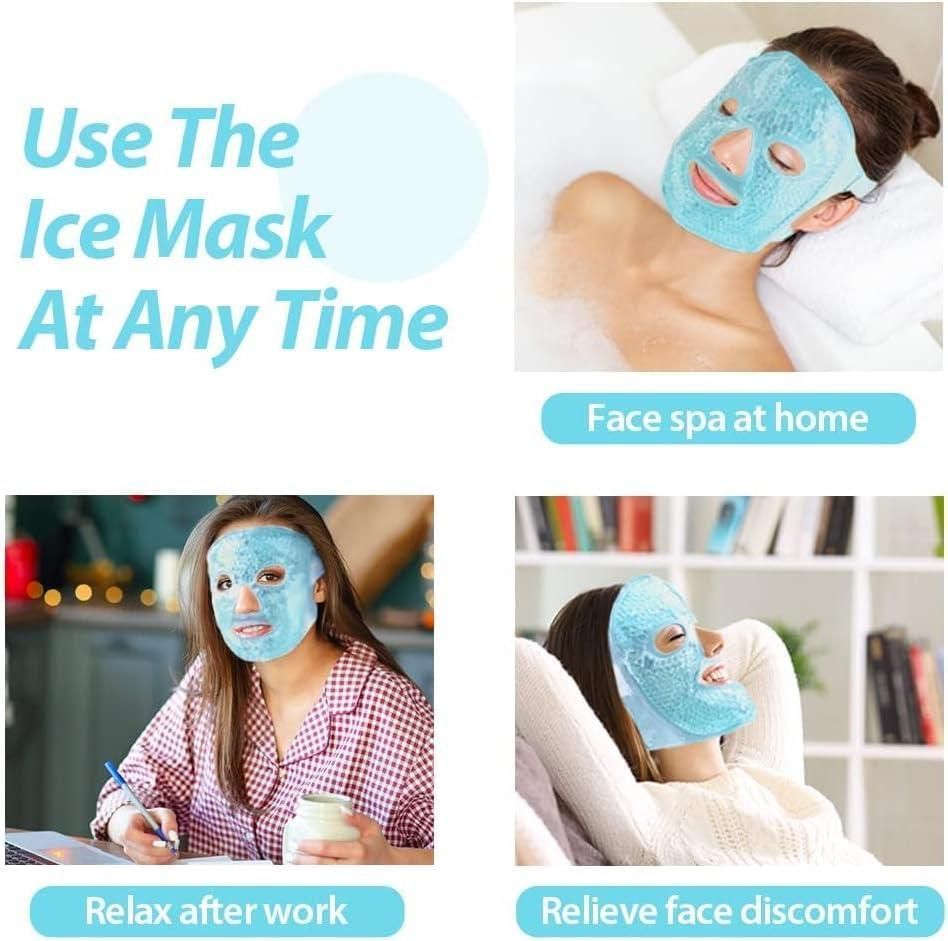 Cool Gel Face & Eye Mask – Hot & Cold Therapy for Pain Relief & Relaxation