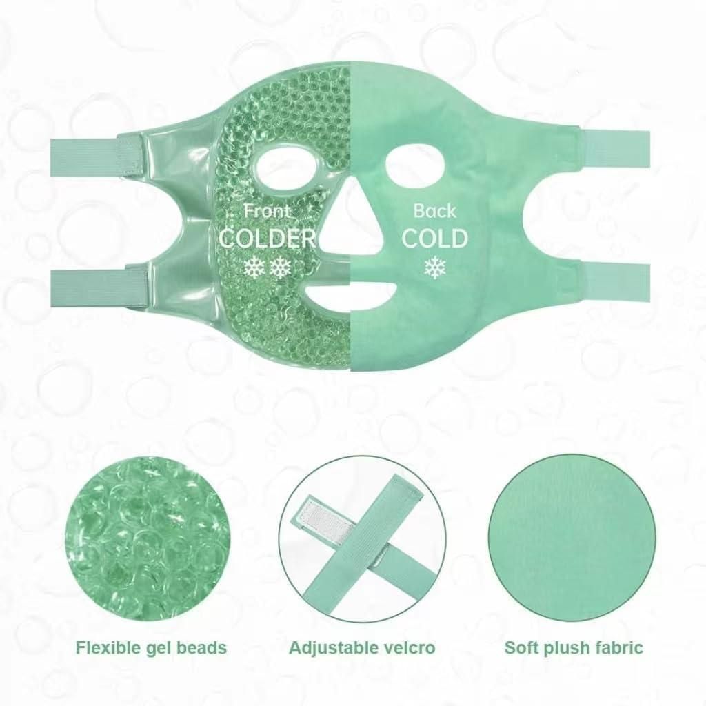Cool Gel Face & Eye Mask – Hot & Cold Therapy for Pain Relief & Relaxation
