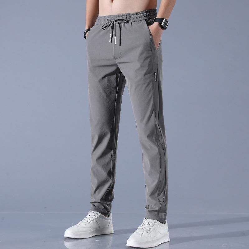 Men's NS Lycra Track Pants – Grey Melange – Pack of 2 | Stretchable & Stylish